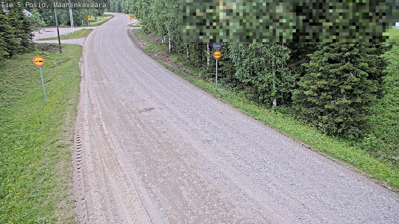 Kelikamerat Kuva Tie 5 Posio, Maaninkavaara, Posio, Lappi