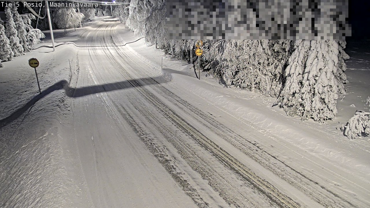 Kelikamerat Kuva Tie 5 Posio, Maaninkavaara, Posio, Lappi