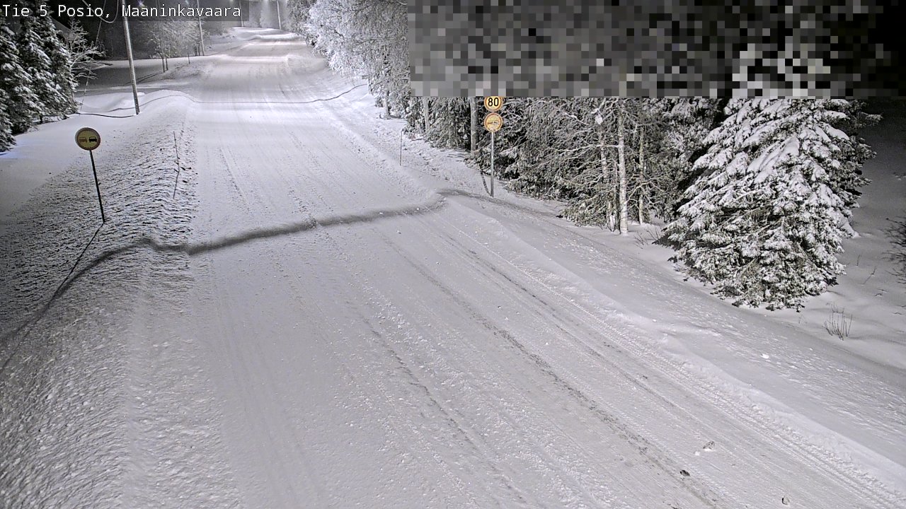 Weather Camera Image Road 5 Posio, Maaninkavaara, Posio, Lappi