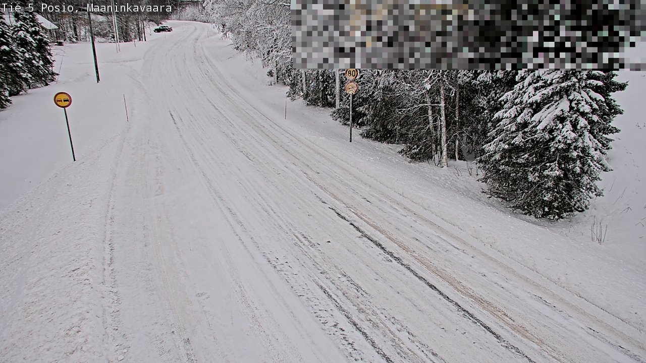 Kelikamerat Kuva Tie 5 Posio, Maaninkavaara, Posio, Lappi