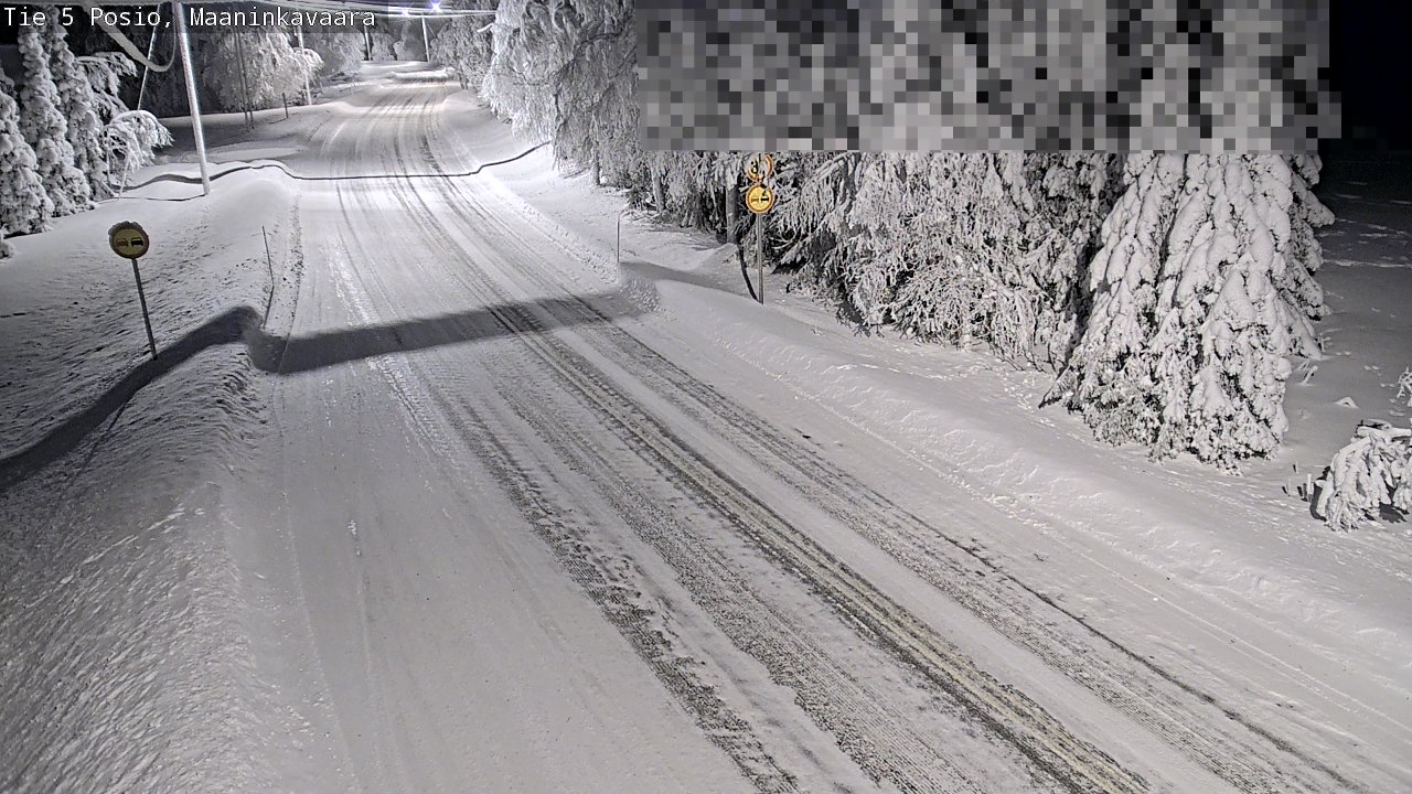 Kelikamerat Kuva Tie 5 Posio, Maaninkavaara, Posio, Lappi