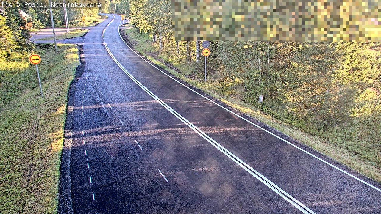 Weather Camera Image Väg 5 Posio, Maaninkavaara, Posio, Lappi