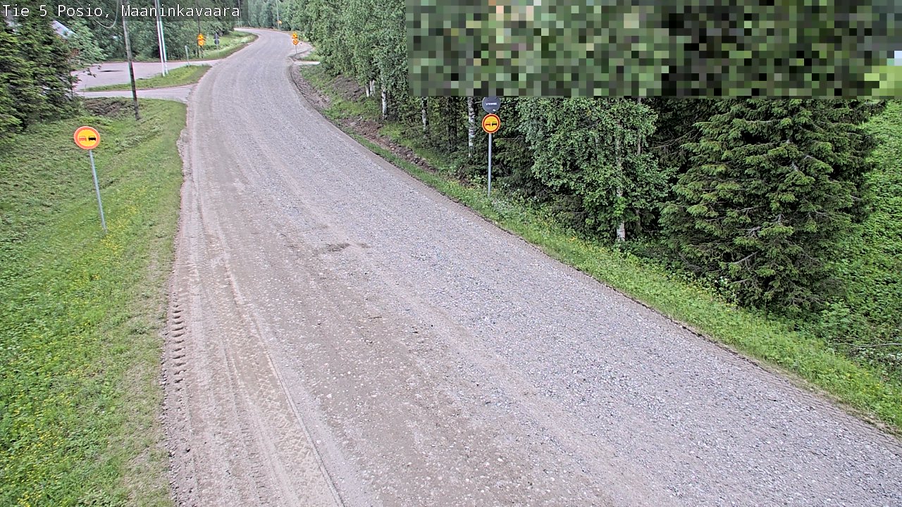 Kelikamerat Kuva Tie 5 Posio, Maaninkavaara, Posio, Lappi
