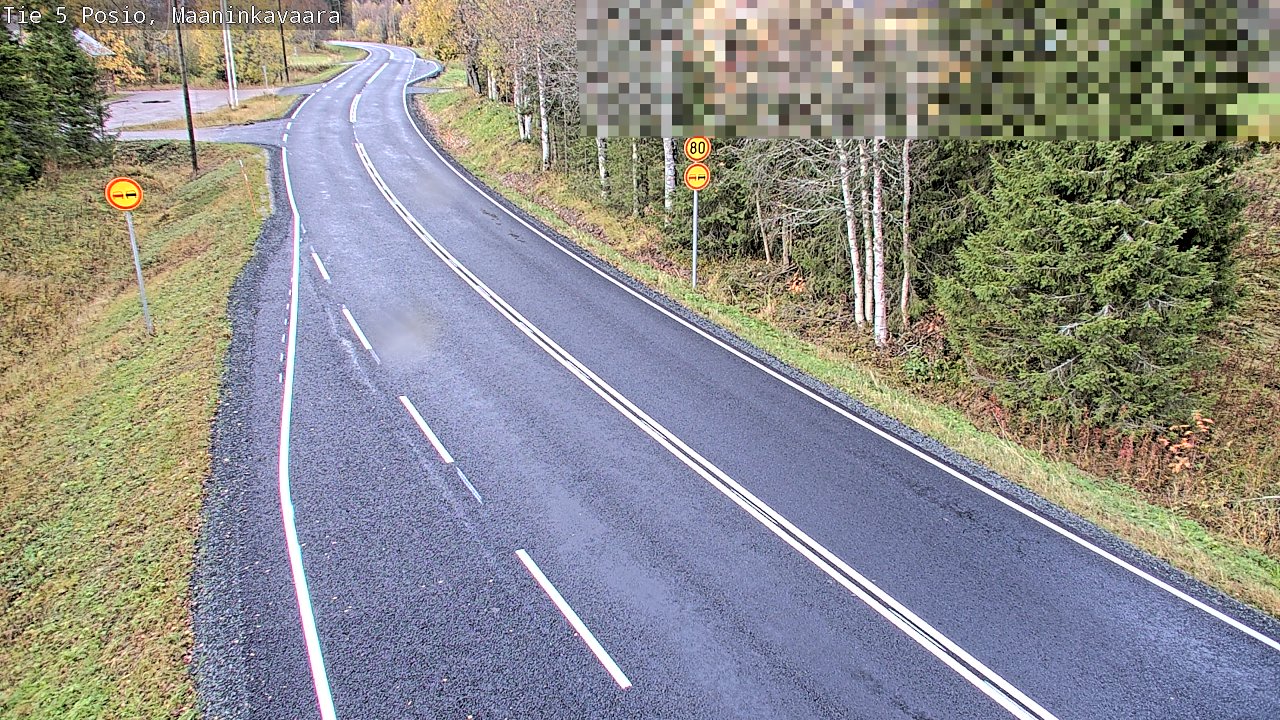 Kelikamerat Kuva Tie 5 Posio, Maaninkavaara, Posio, Lappi