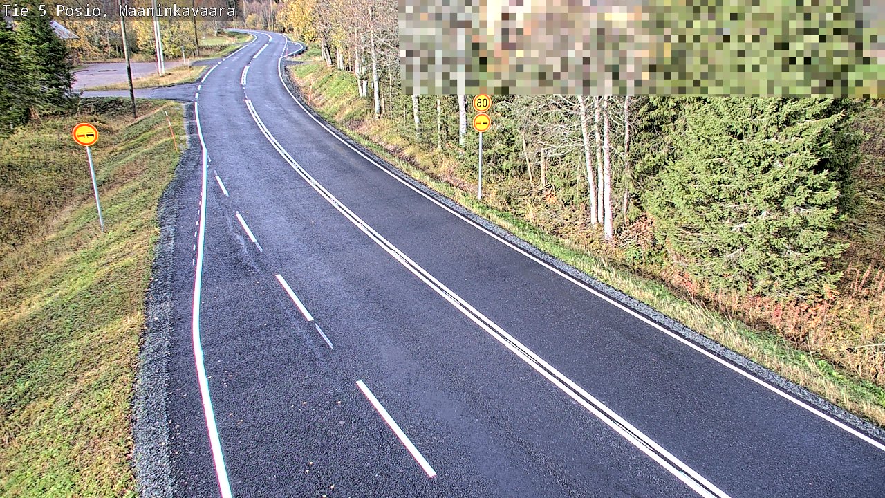 Kelikamerat Kuva Tie 5 Posio, Maaninkavaara, Posio, Lappi