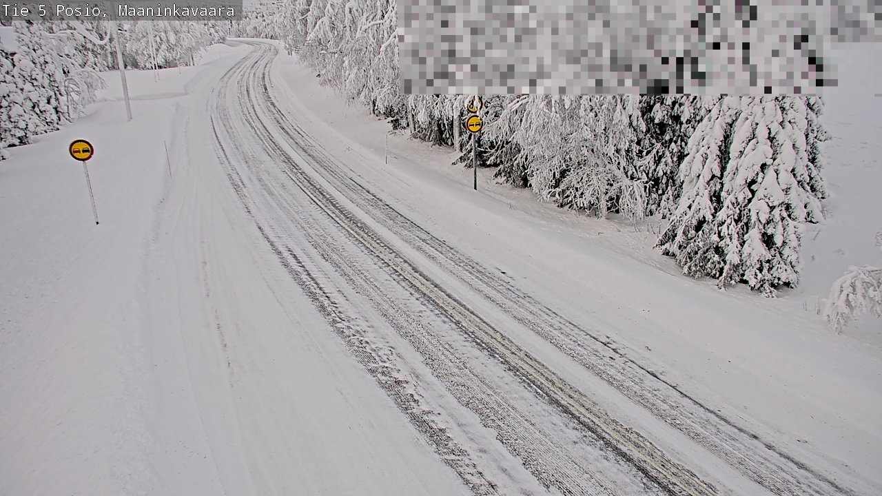 Kelikamerat Kuva Tie 5 Posio, Maaninkavaara, Posio, Lappi