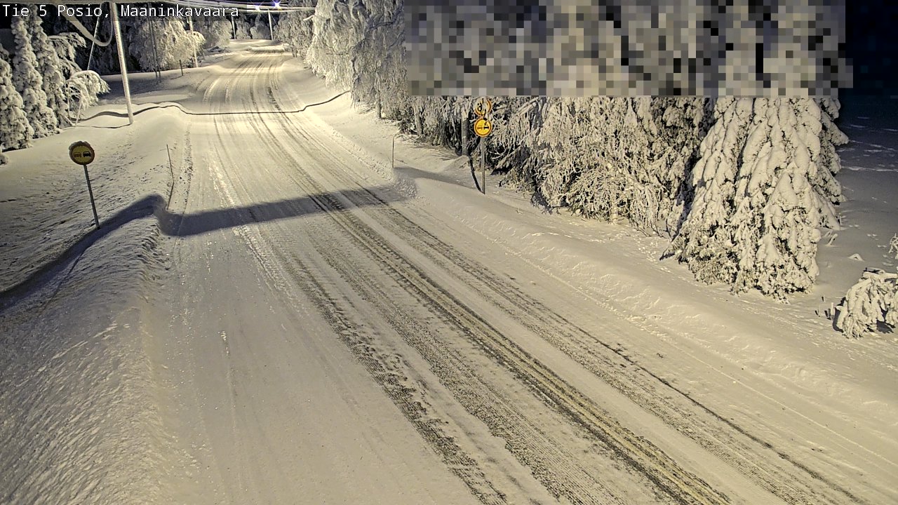 Kelikamerat Kuva Tie 5 Posio, Maaninkavaara, Posio, Lappi