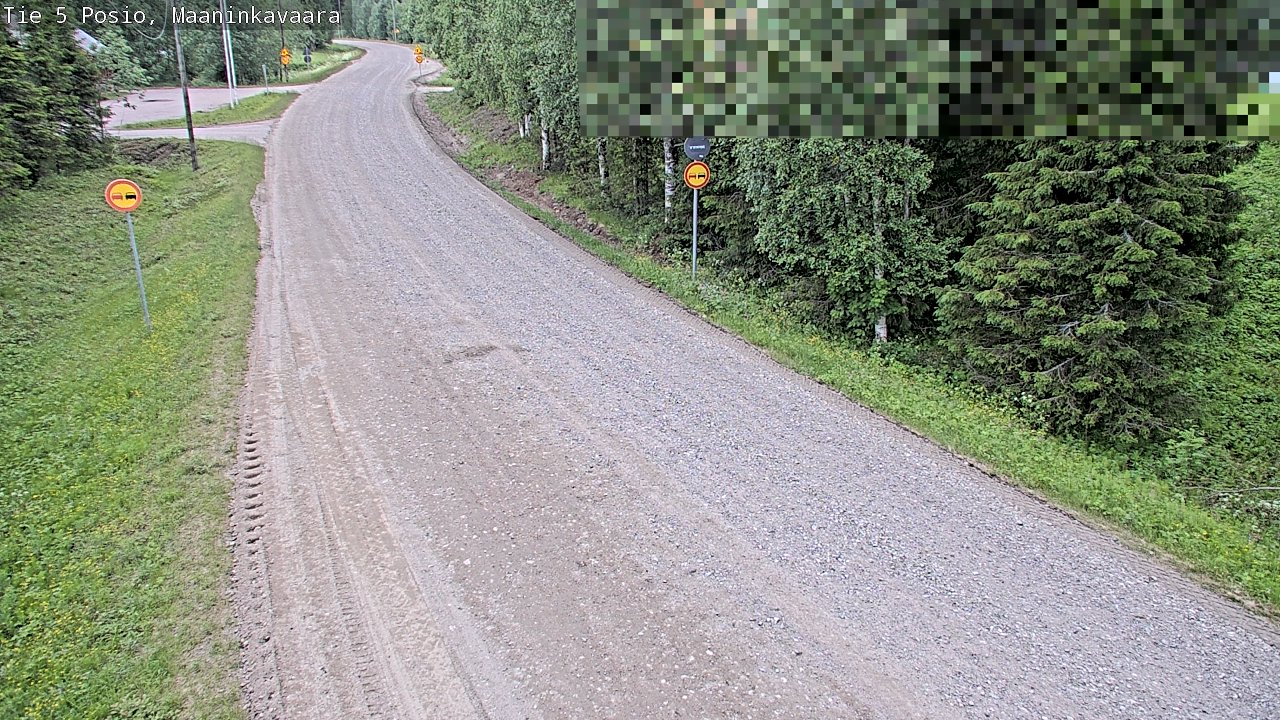 Kelikamerat Kuva Tie 5 Posio, Maaninkavaara, Posio, Lappi