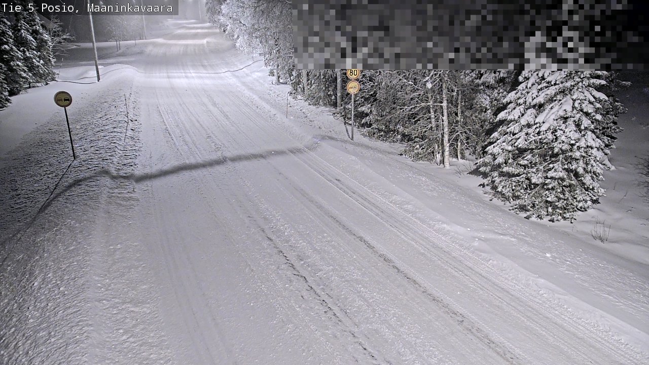 Weather Camera Image Road 5 Posio, Maaninkavaara, Posio, Lappi