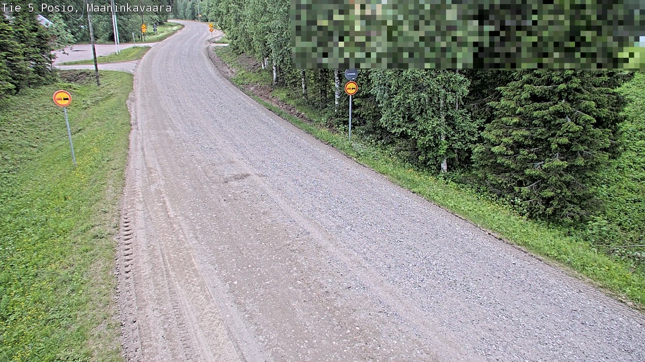 Kelikamerat Kuva Tie 5 Posio, Maaninkavaara, Posio, Lappi
