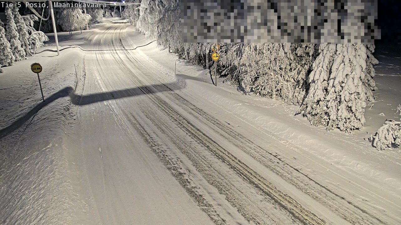 Kelikamerat Kuva Tie 5 Posio, Maaninkavaara, Posio, Lappi