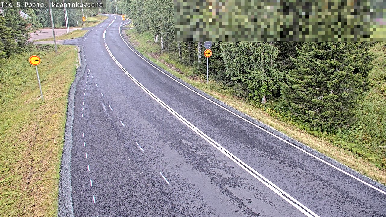 Weather Camera Image Väg 5 Posio, Maaninkavaara, Posio, Lappi