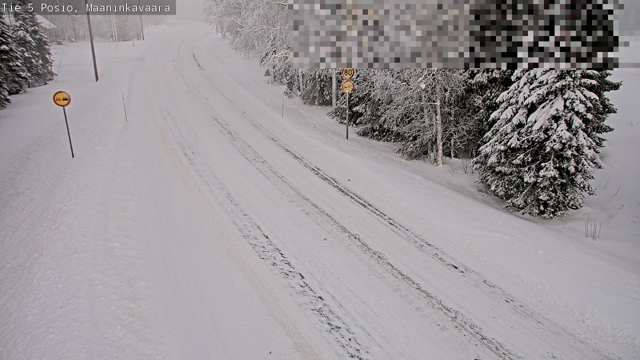 Weather Camera Image Road 5 Posio, Maaninkavaara, Posio, Lappi