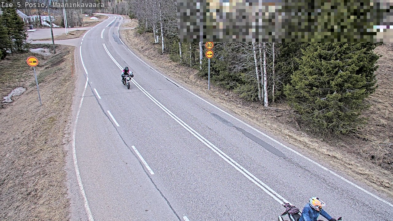 Weather Camera Image Väg 5 Posio, Maaninkavaara, Posio, Lappi