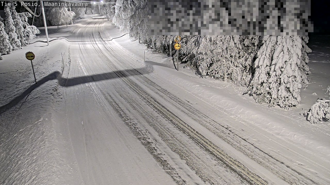 Kelikamerat Kuva Tie 5 Posio, Maaninkavaara, Posio, Lappi
