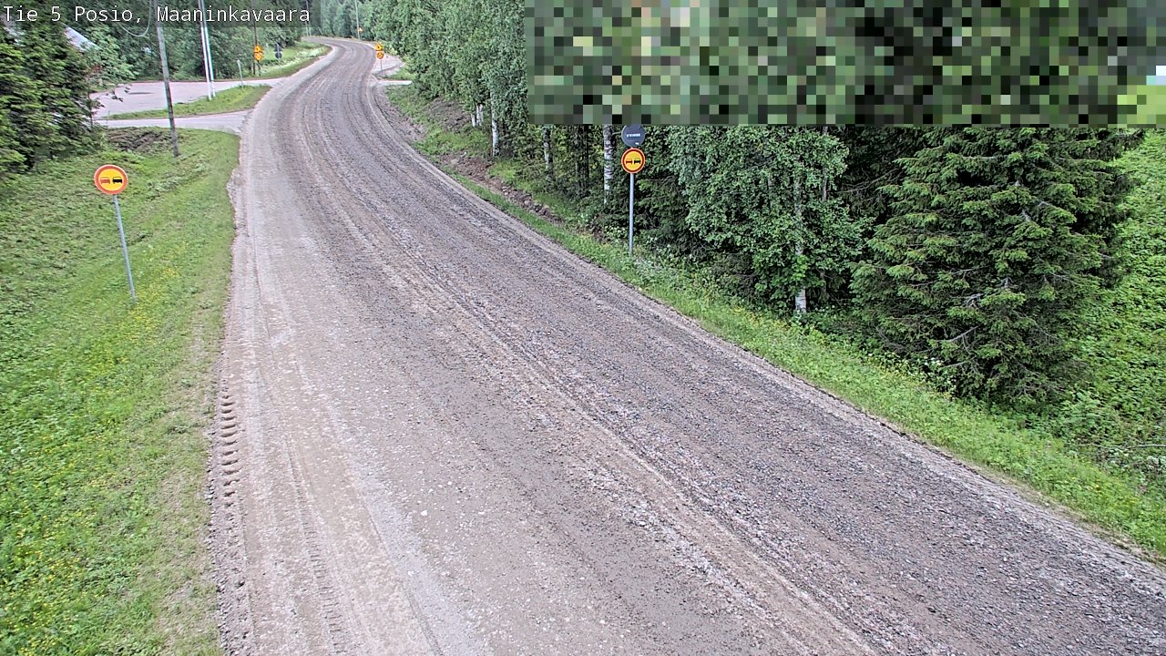 Kelikamerat Kuva Tie 5 Posio, Maaninkavaara, Posio, Lappi
