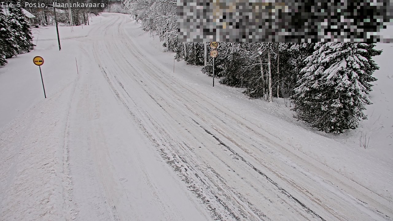 Kelikamerat Kuva Tie 5 Posio, Maaninkavaara, Posio, Lappi