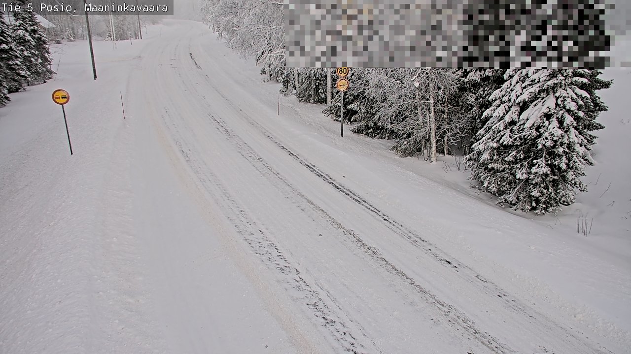 Weather Camera Image Road 5 Posio, Maaninkavaara, Posio, Lappi