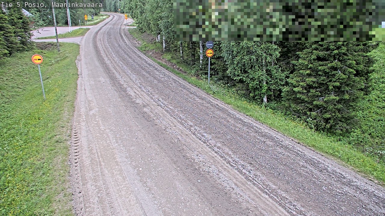 Kelikamerat Kuva Tie 5 Posio, Maaninkavaara, Posio, Lappi