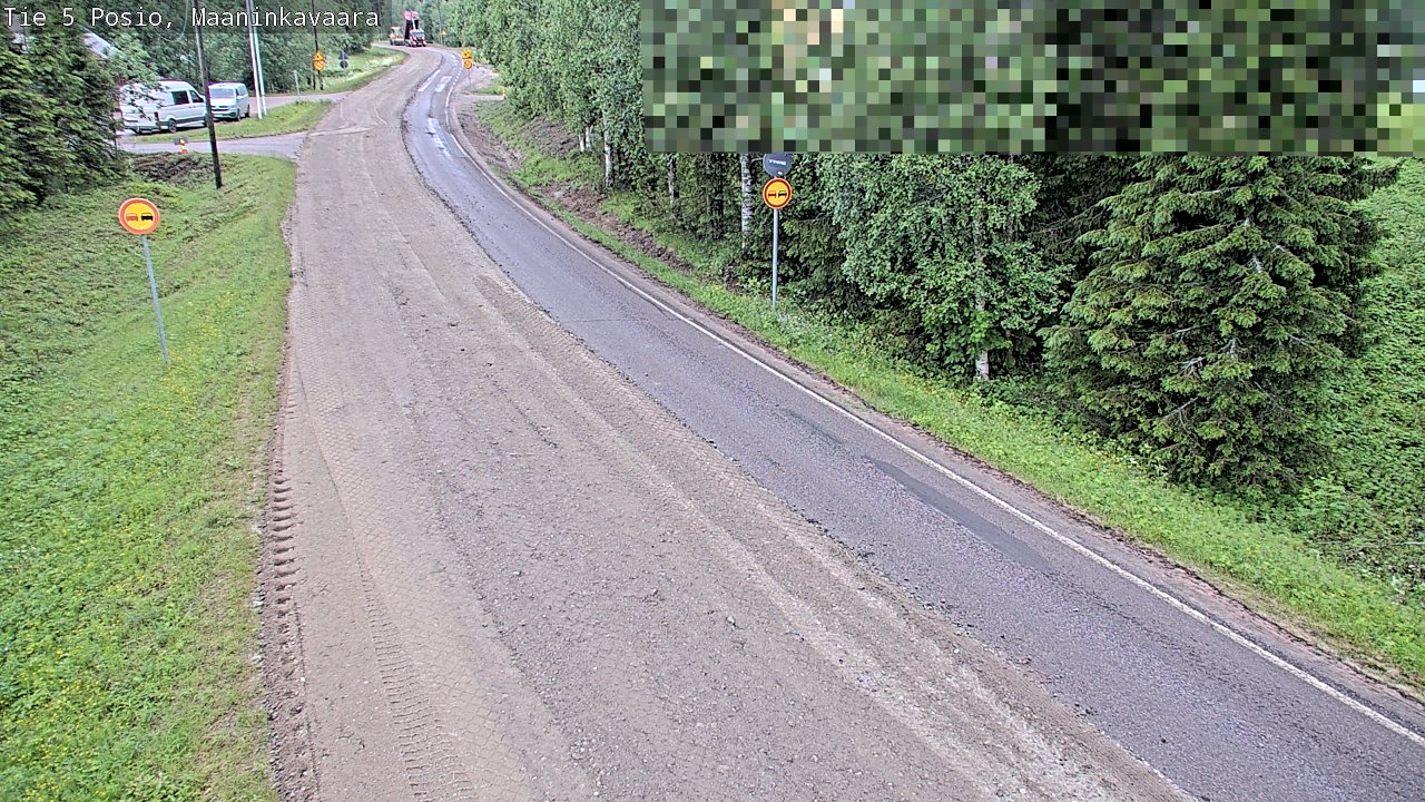 Kelikamerat Kuva Tie 5 Posio, Maaninkavaara, Posio, Lappi