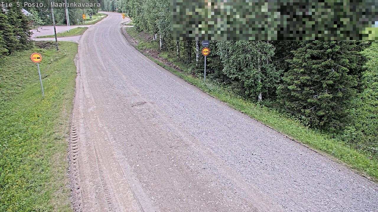 Kelikamerat Kuva Tie 5 Posio, Maaninkavaara, Posio, Lappi