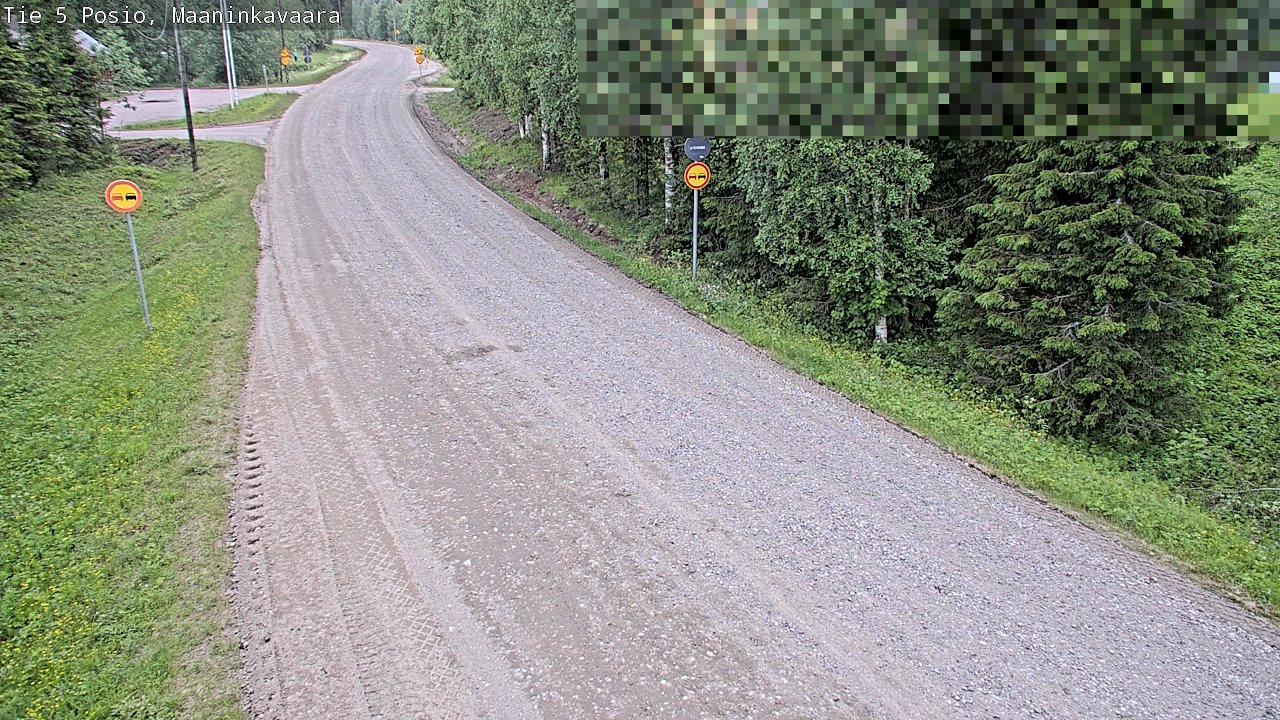 Kelikamerat Kuva Tie 5 Posio, Maaninkavaara, Posio, Lappi