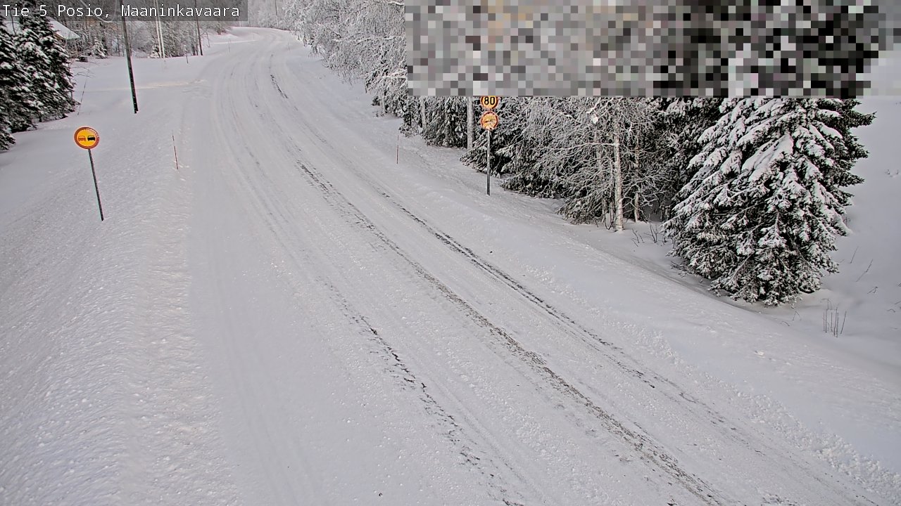 Weather Camera Image Road 5 Posio, Maaninkavaara, Posio, Lappi
