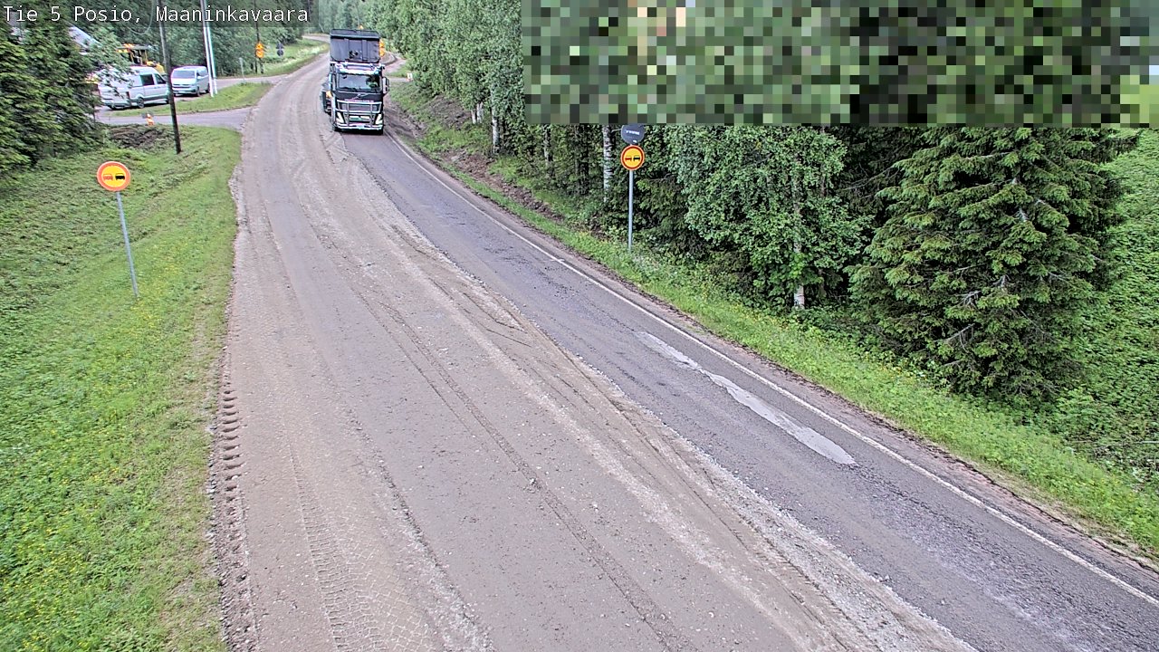Kelikamerat Kuva Tie 5 Posio, Maaninkavaara, Posio, Lappi