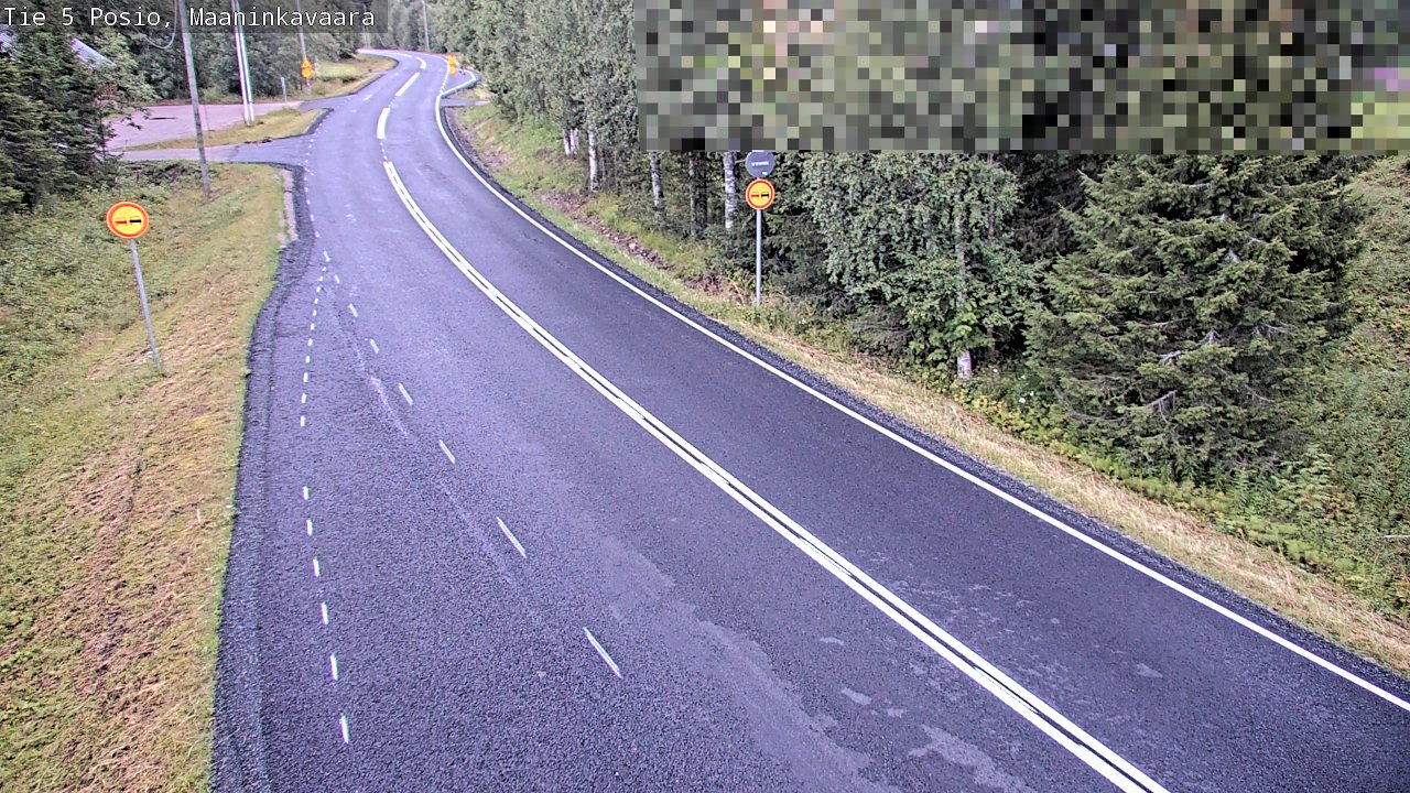 Kelikamerat Kuva Tie 5 Posio, Maaninkavaara, Posio, Lappi