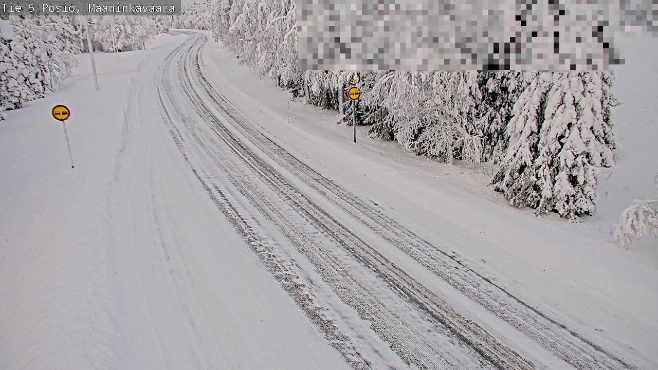 Kelikamerat Kuva Tie 5 Posio, Maaninkavaara, Posio, Lappi