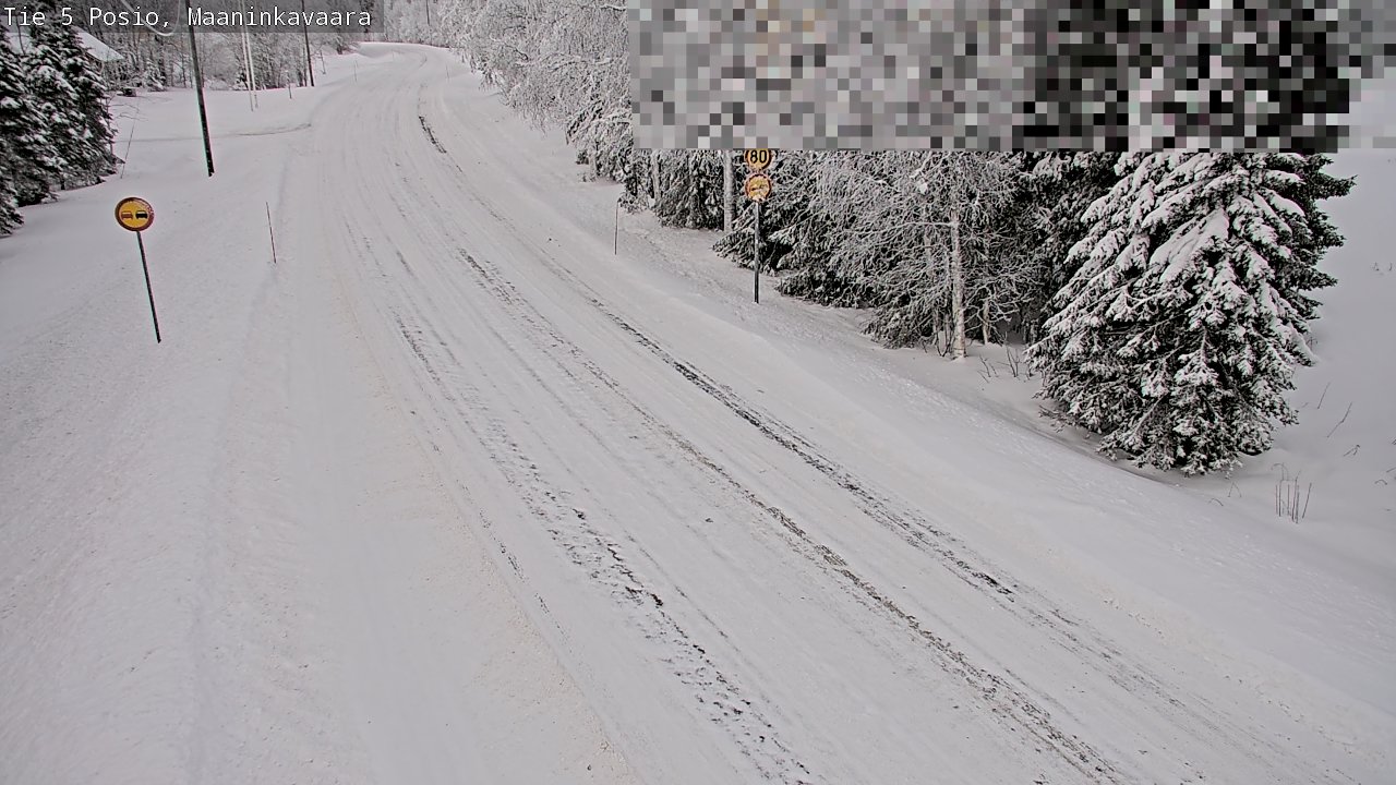 Weather Camera Image Road 5 Posio, Maaninkavaara, Posio, Lappi