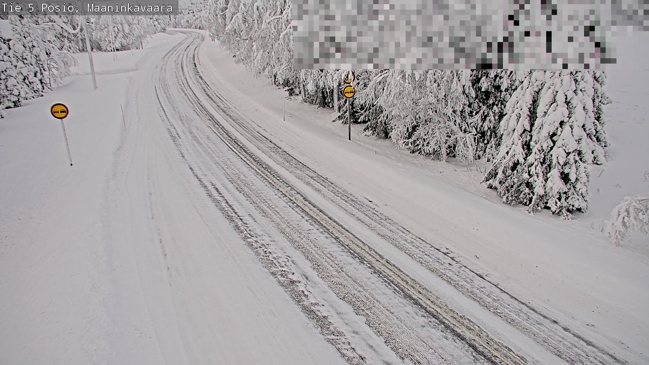 Kelikamerat Kuva Tie 5 Posio, Maaninkavaara, Posio, Lappi
