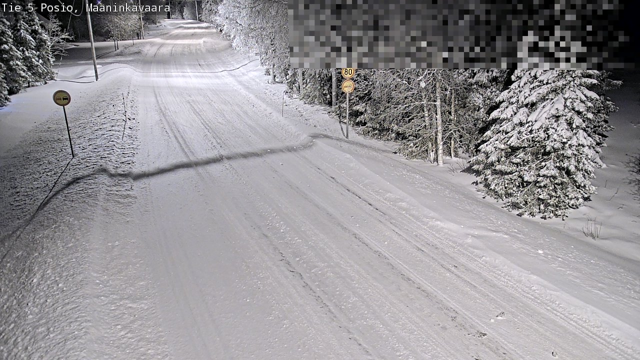 Weather Camera Image Road 5 Posio, Maaninkavaara, Posio, Lappi