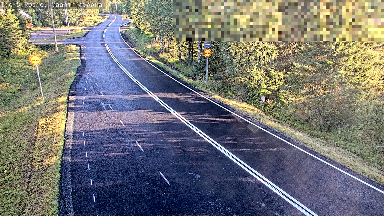 Weather Camera Image Väg 5 Posio, Maaninkavaara, Posio, Lappi