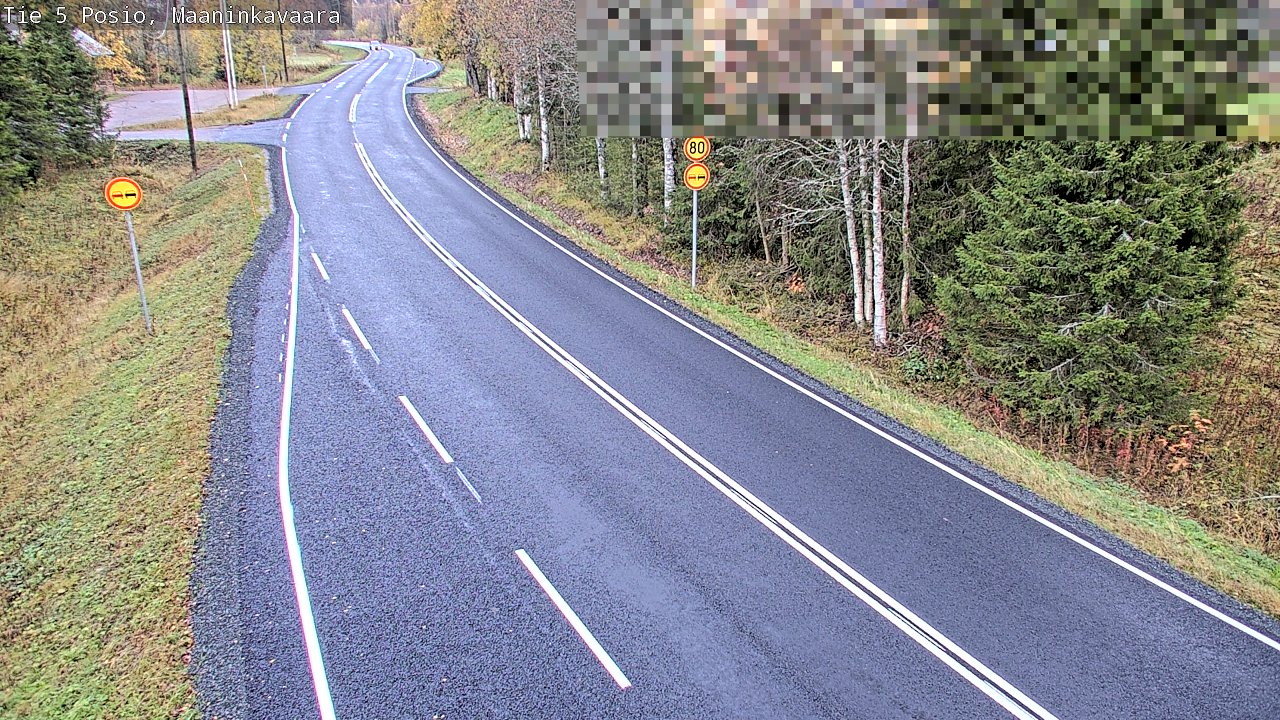 Kelikamerat Kuva Tie 5 Posio, Maaninkavaara, Posio, Lappi