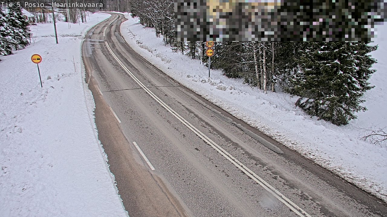 Weather Camera Image Road 5 Posio, Maaninkavaara, Posio, Lappi