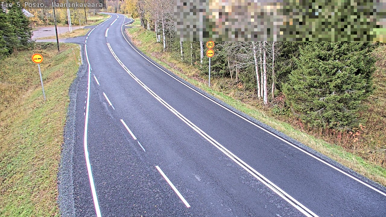 Kelikamerat Kuva Tie 5 Posio, Maaninkavaara, Posio, Lappi