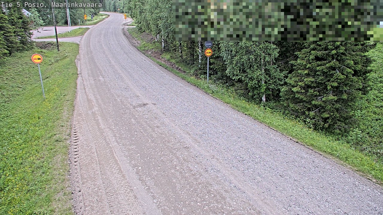 Kelikamerat Kuva Tie 5 Posio, Maaninkavaara, Posio, Lappi
