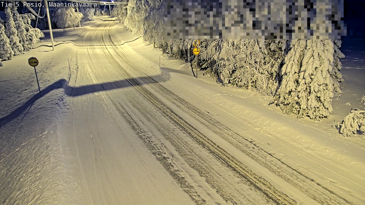 Kelikamerat Kuva Tie 5 Posio, Maaninkavaara, Posio, Lappi