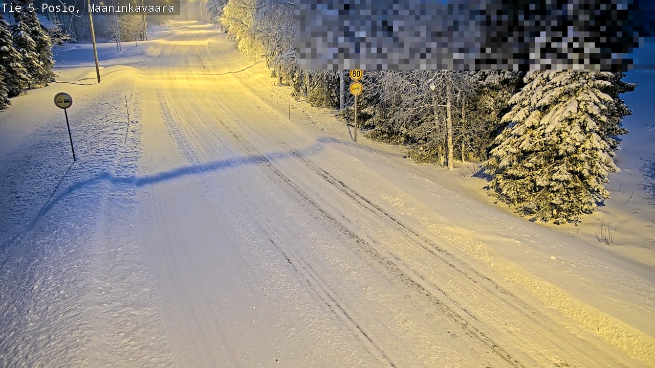 Weather Camera Image Road 5 Posio, Maaninkavaara, Posio, Lappi
