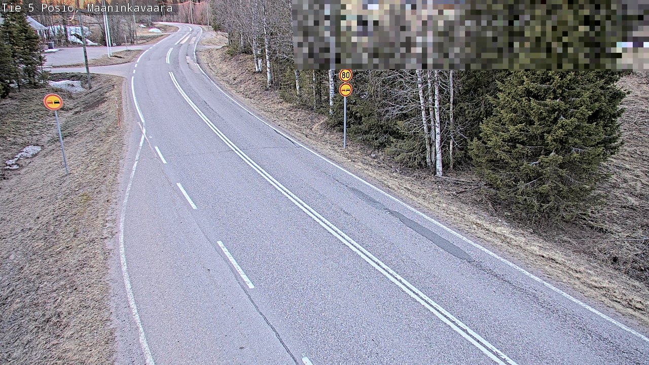 Kelikamerat Kuva Tie 5 Posio, Maaninkavaara, Posio, Lappi