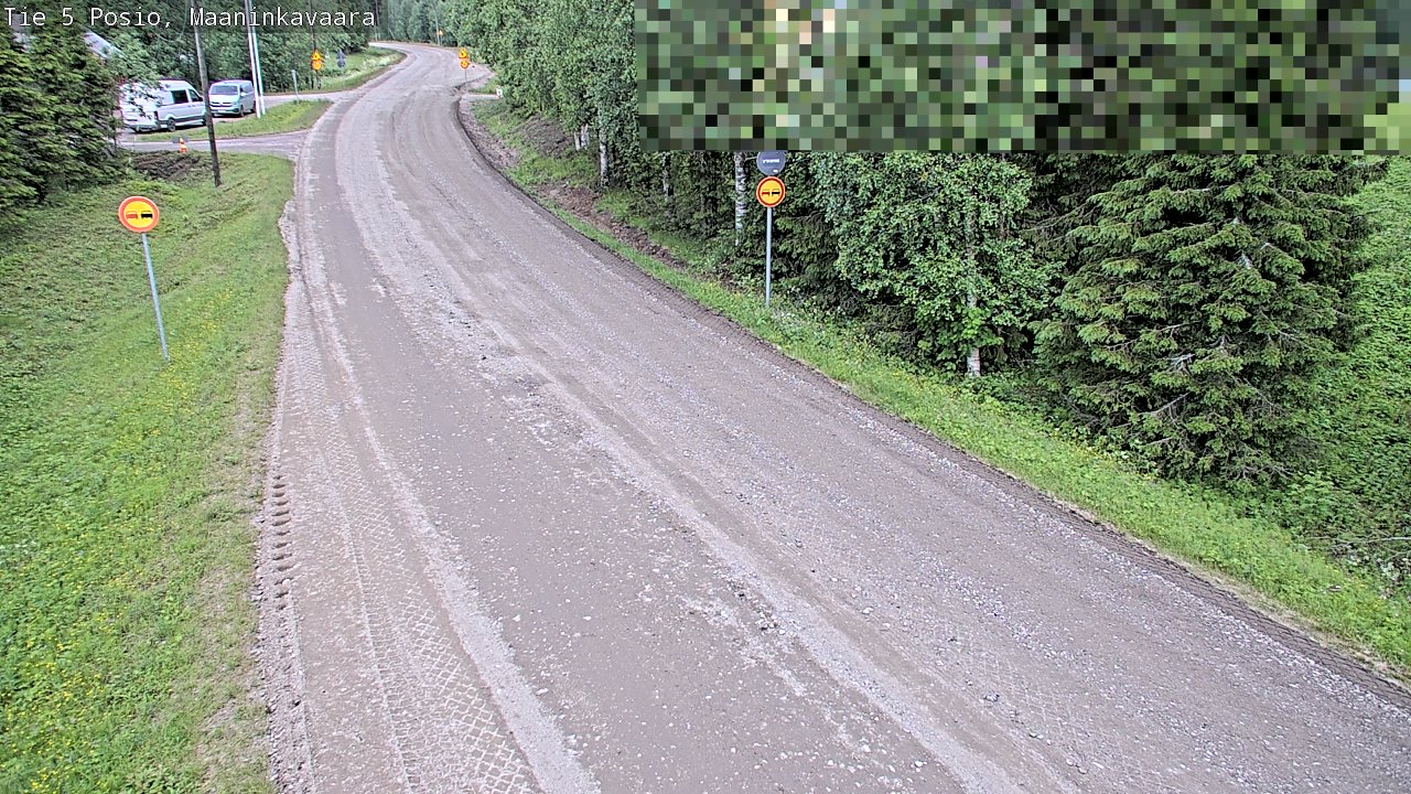 Kelikamerat Kuva Tie 5 Posio, Maaninkavaara, Posio, Lappi