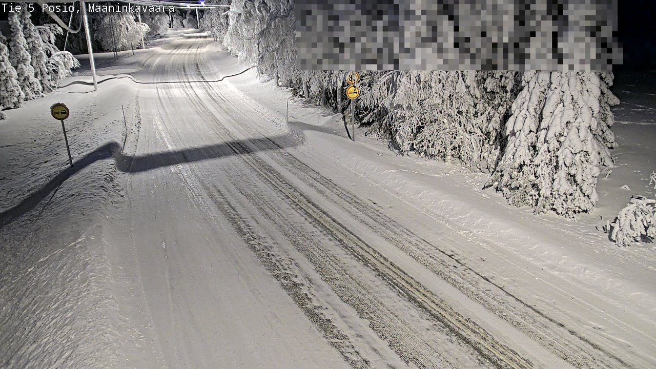 Kelikamerat Kuva Tie 5 Posio, Maaninkavaara, Posio, Lappi