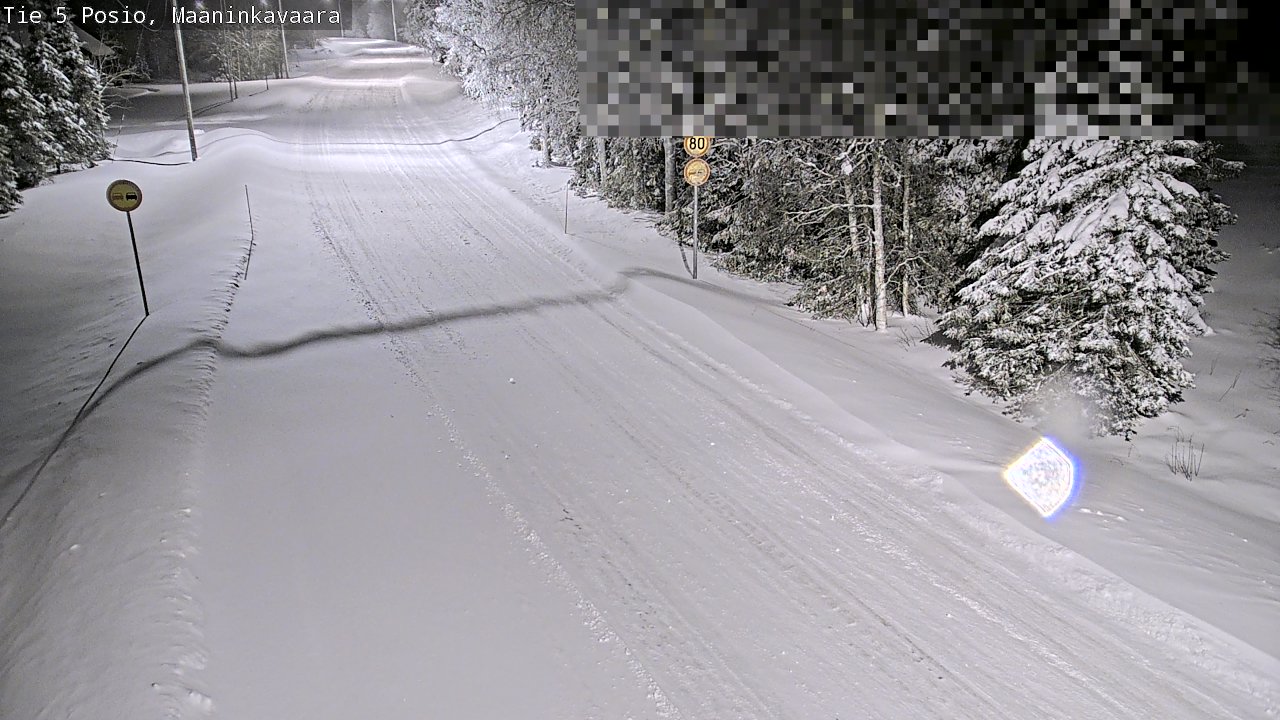 Weather Camera Image Road 5 Posio, Maaninkavaara, Posio, Lappi