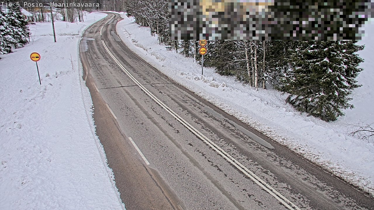 Weather Camera Image Road 5 Posio, Maaninkavaara, Posio, Lappi