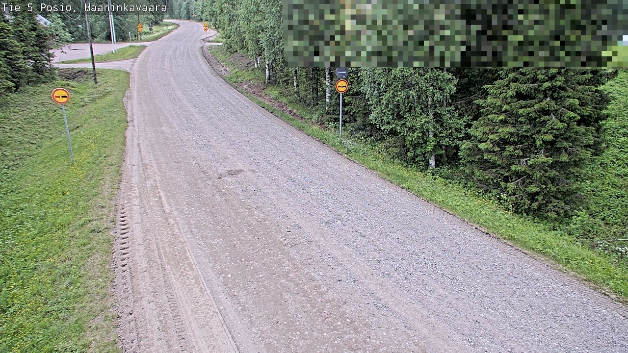 Kelikamerat Kuva Tie 5 Posio, Maaninkavaara, Posio, Lappi