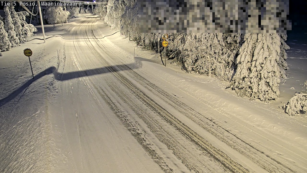 Kelikamerat Kuva Tie 5 Posio, Maaninkavaara, Posio, Lappi