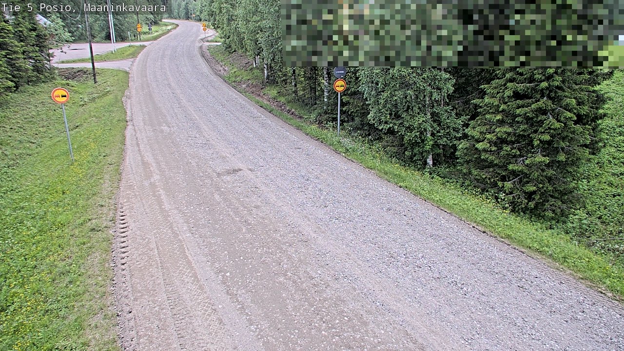 Kelikamerat Kuva Tie 5 Posio, Maaninkavaara, Posio, Lappi