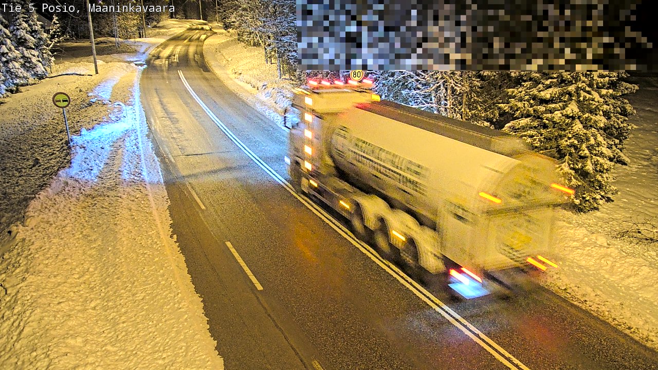 Kelikamerat Kuva Tie 5 Posio, Maaninkavaara, Posio, Lappi