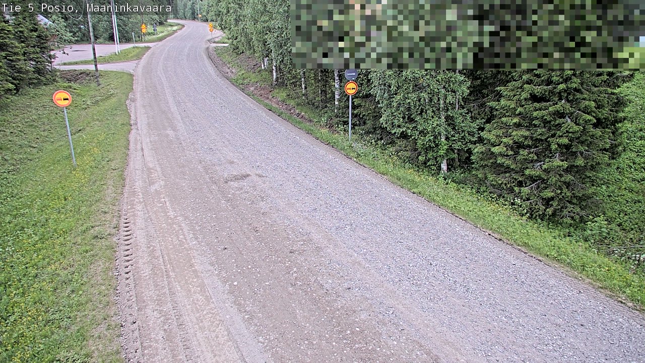 Kelikamerat Kuva Tie 5 Posio, Maaninkavaara, Posio, Lappi